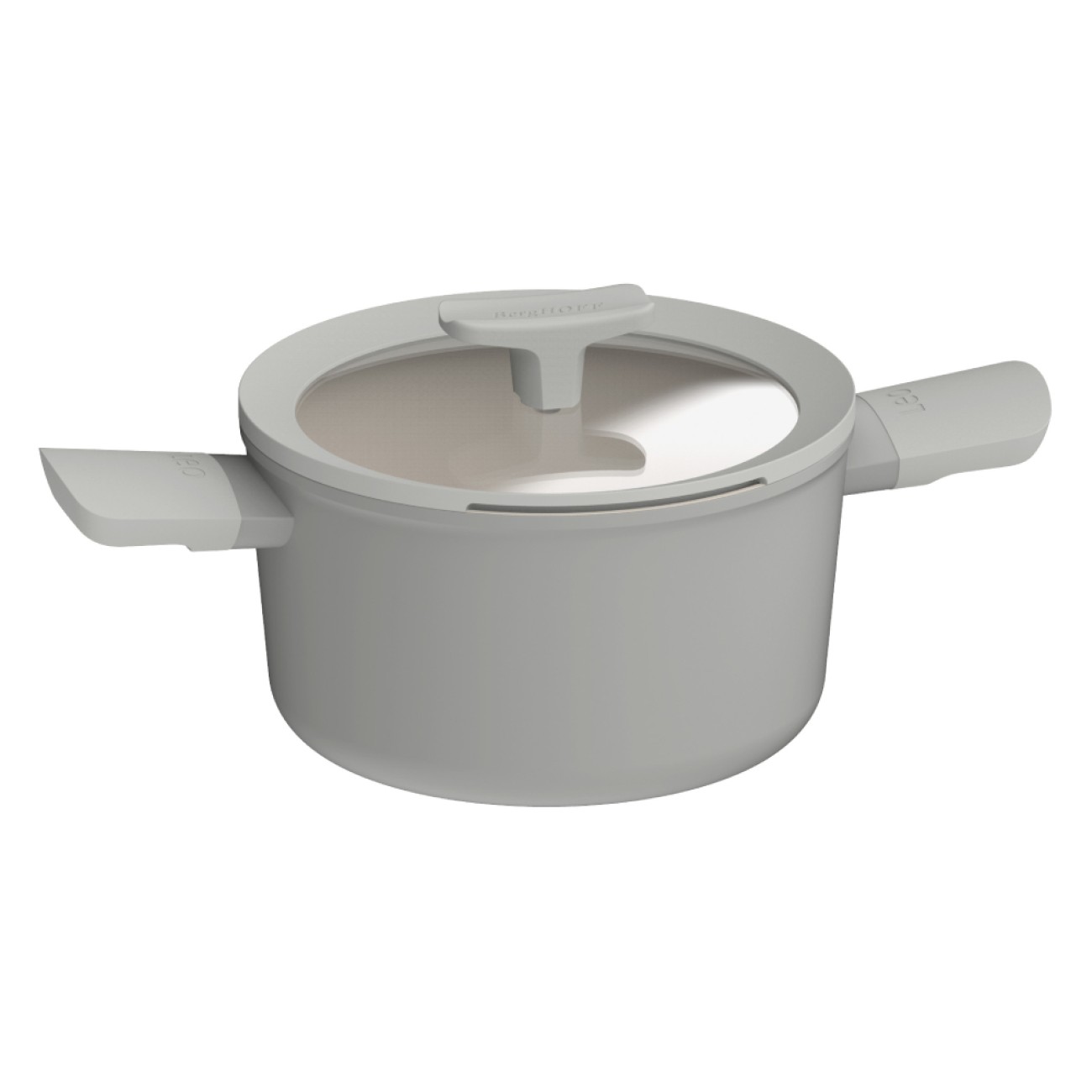 BergHOFF Χύτρα με καπάκι 20εκ / 3,1lt από ανακυκλωμένα υλικά γκρι σειρά Balance Leo
 Κατσαρόλες