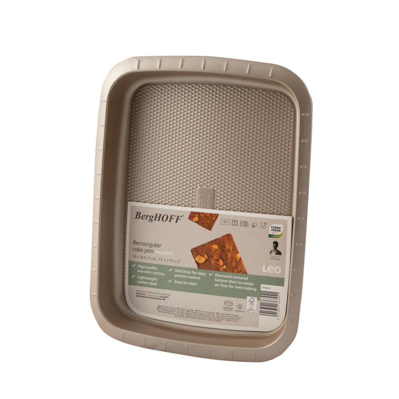 BergHOFF Φόρμα κέικ 34x25εκ σειρά Balance Φόρμες κέικ