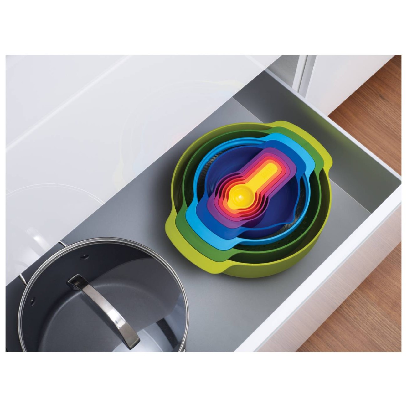 Joseph Joseph Μπoλ - Μεζούρες σετ 9τεμ σειρά Nest 9 Plus Εργαλεία Ζαχαροπλαστικής