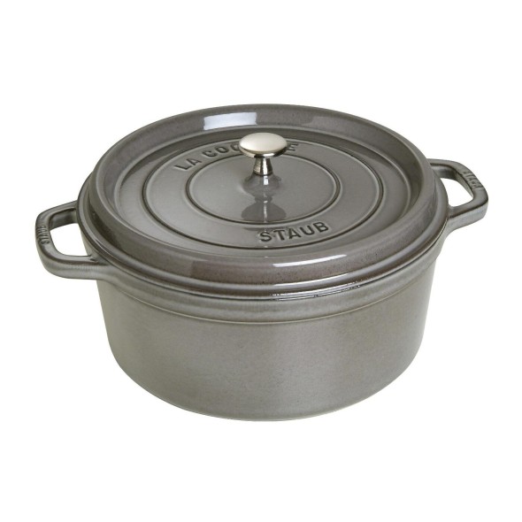 Staub Σκεύος στρογγυλό 28 εκ./6,7 λτ. σειρά Graphite Grey Staub Σκεύος στρογγυλό 28 εκ./6,7 λτ. σειρά Graphite Grey