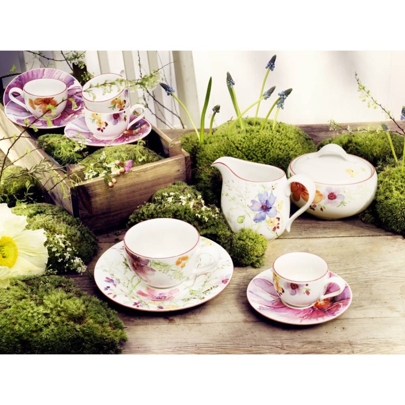 Villeroy & Boch Φλυτζάνι καφέ 0,25 λτ. σειρά Mariefleur Basic Φλυτζάνια με πιάτα