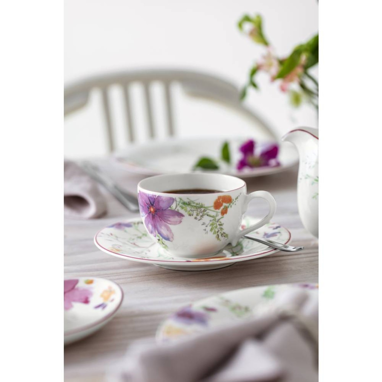 Villeroy & Boch Πιάτο καφέ 16 εκ. σειρά Mariefleur Basic Φλυτζάνια με πιάτα