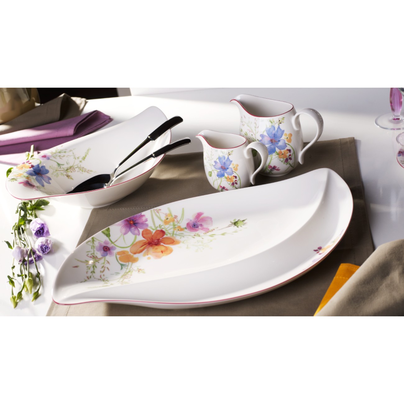 Villeroy & Boch Σαλατιέρα 36Χ24 εκ. σειρά Mariefleur Basic Σερβίρισμα σαλάτας