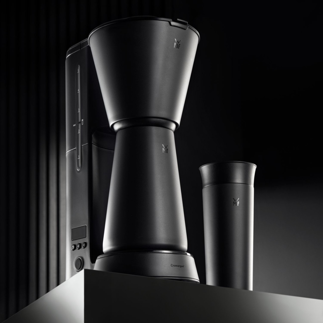 WMF Καφετιέρα Thermo To Go Deep Black για 5 φλιτζάνια σειρά Kitchenminis Καφετιέρες