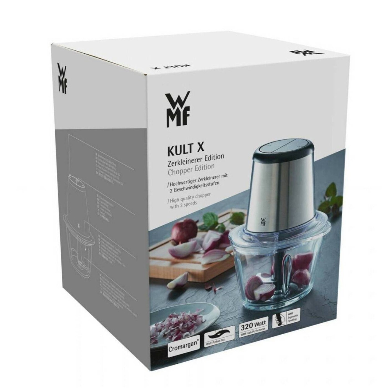 WMF Πολυκόφτης ανοξείδωτος 320Watt σειρά Kult X Πολυκόφτες