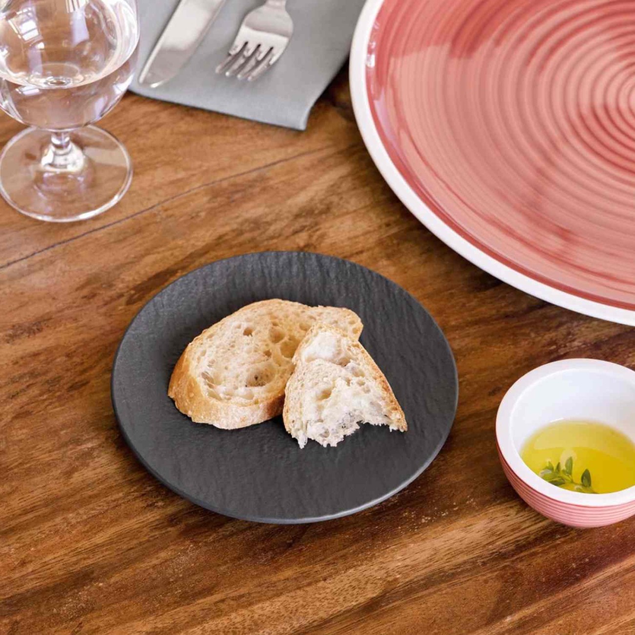 Villeroy & Boch Πιάτο γλυκού 16 εκ. σειρά Manufacture Rock Manufacture Rock by Villeroy & Boch