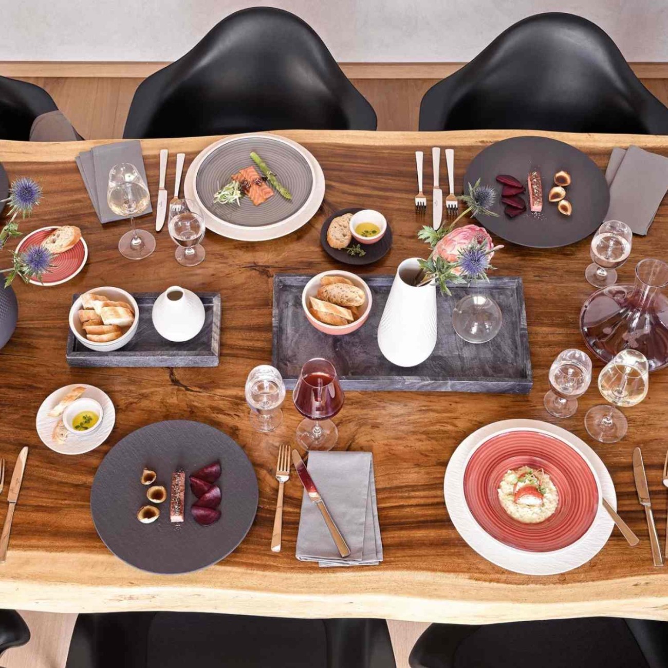Villeroy & Boch Πιάτο γλυκού 16 εκ. σειρά Manufacture Rock Manufacture Rock by Villeroy & Boch