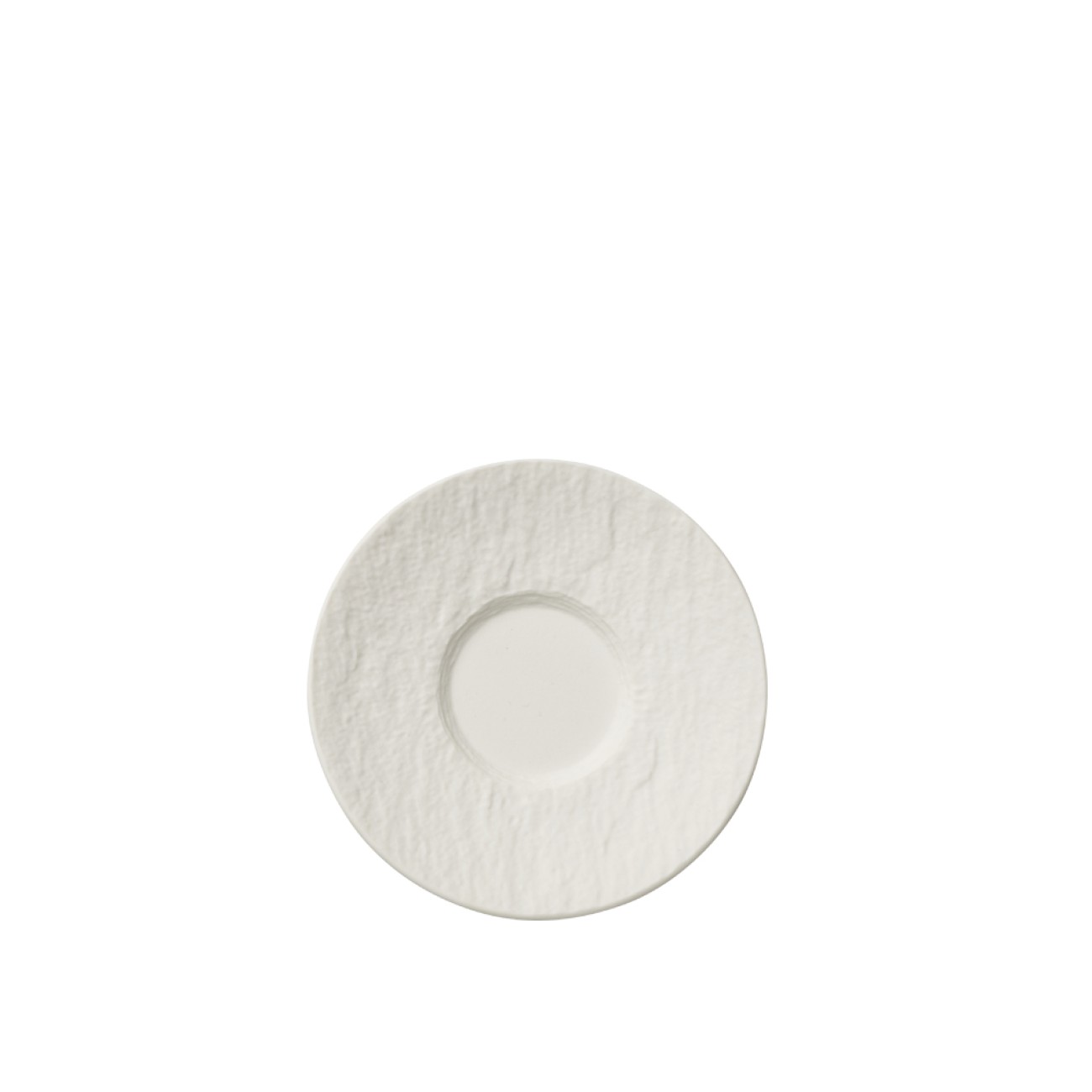 Villeroy & Boch Πιάτο εσπρέσο 12 εκ. σειρά Manufacture Rock Blanc Manufacture Rock by Villeroy & Boch