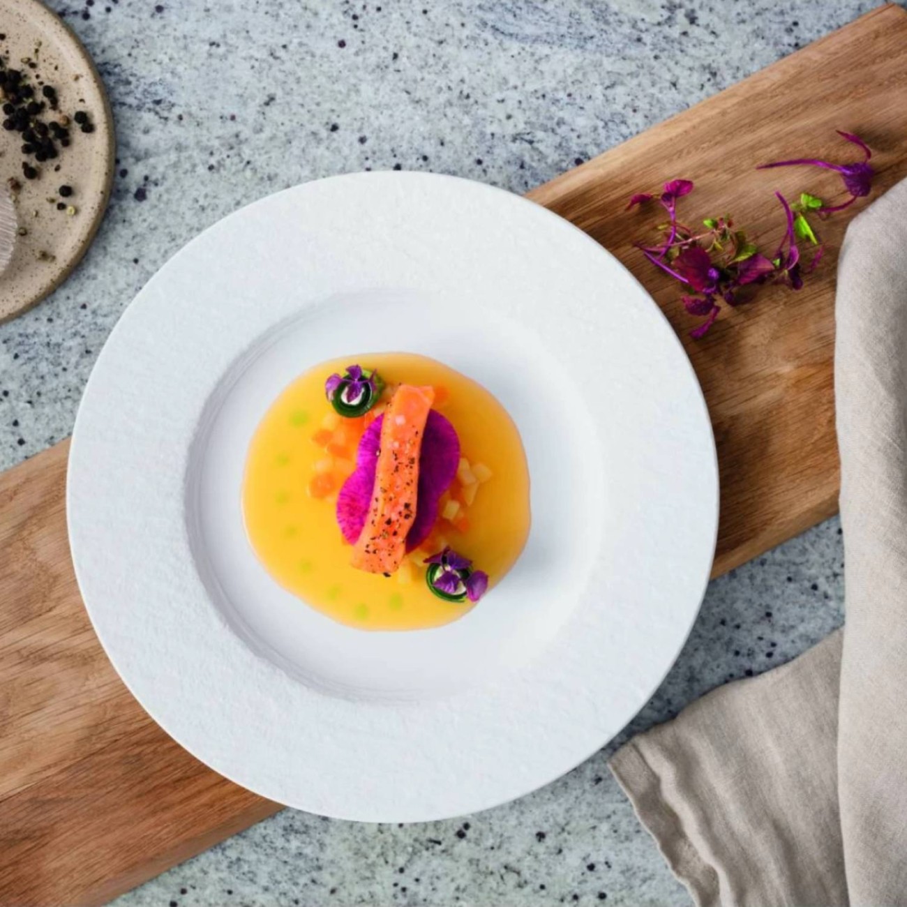 Villeroy & Boch Πιάτο φαγητού 27 εκ. σειρά Manufacture Rock Blanc Manufacture Rock by Villeroy & Boch