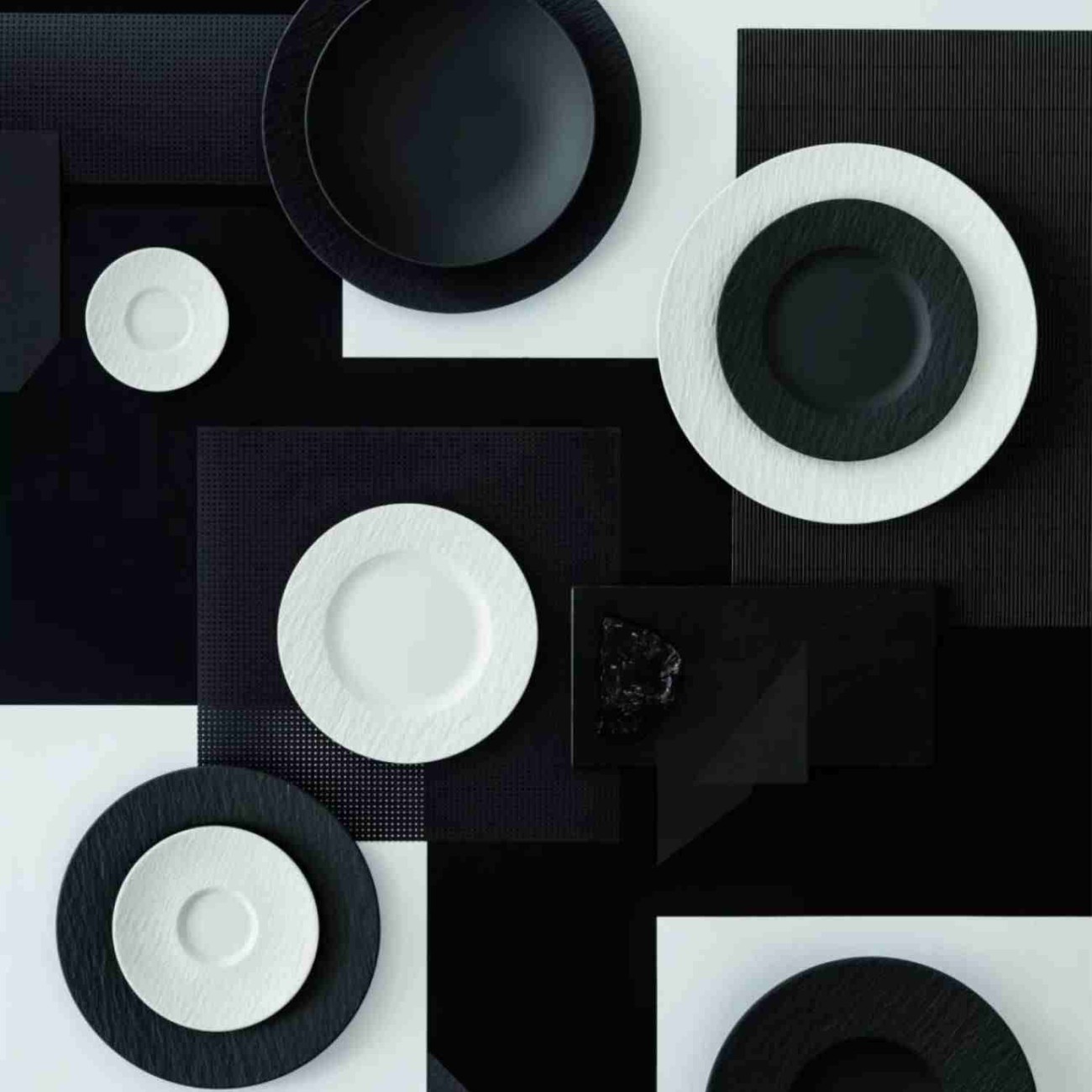 Villeroy & Boch Πιάτο φρούτου 22 εκ. σειρά Manufacture Rock Blanc Manufacture Rock by Villeroy & Boch