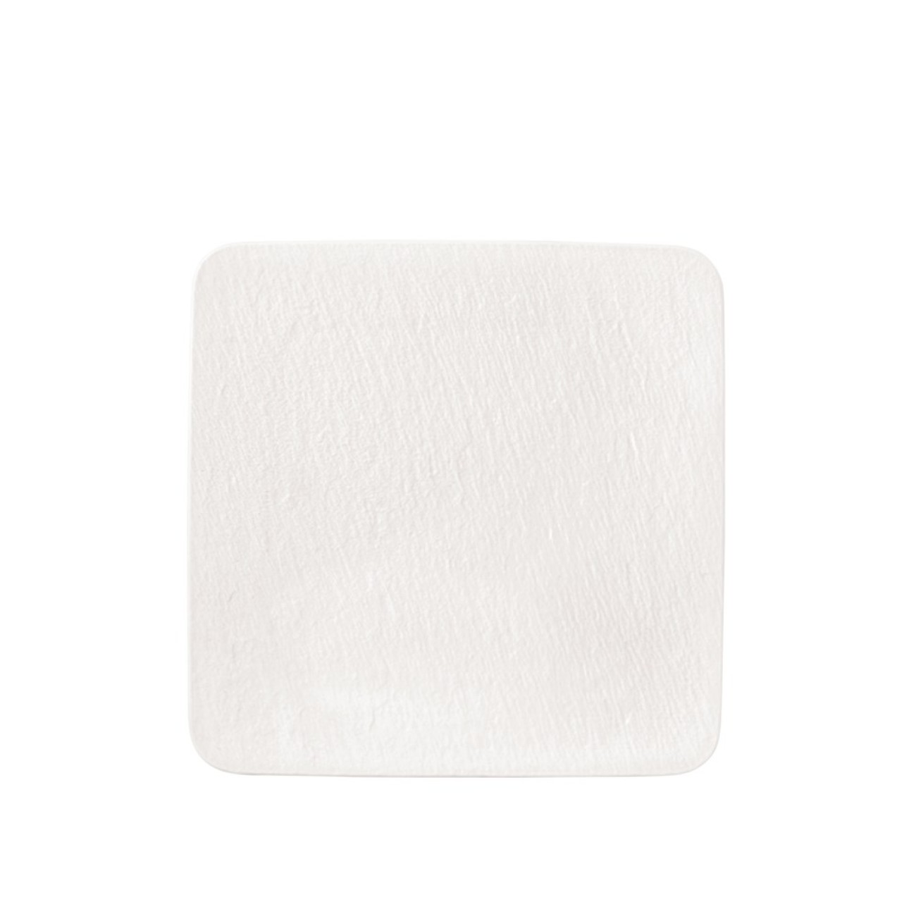 Villeroy & Boch Πιατέλλα τετράγωνη 32Χ32 εκ. σειρά Manufacture Rock Blanc Manufacture Rock by Villeroy & Boch
