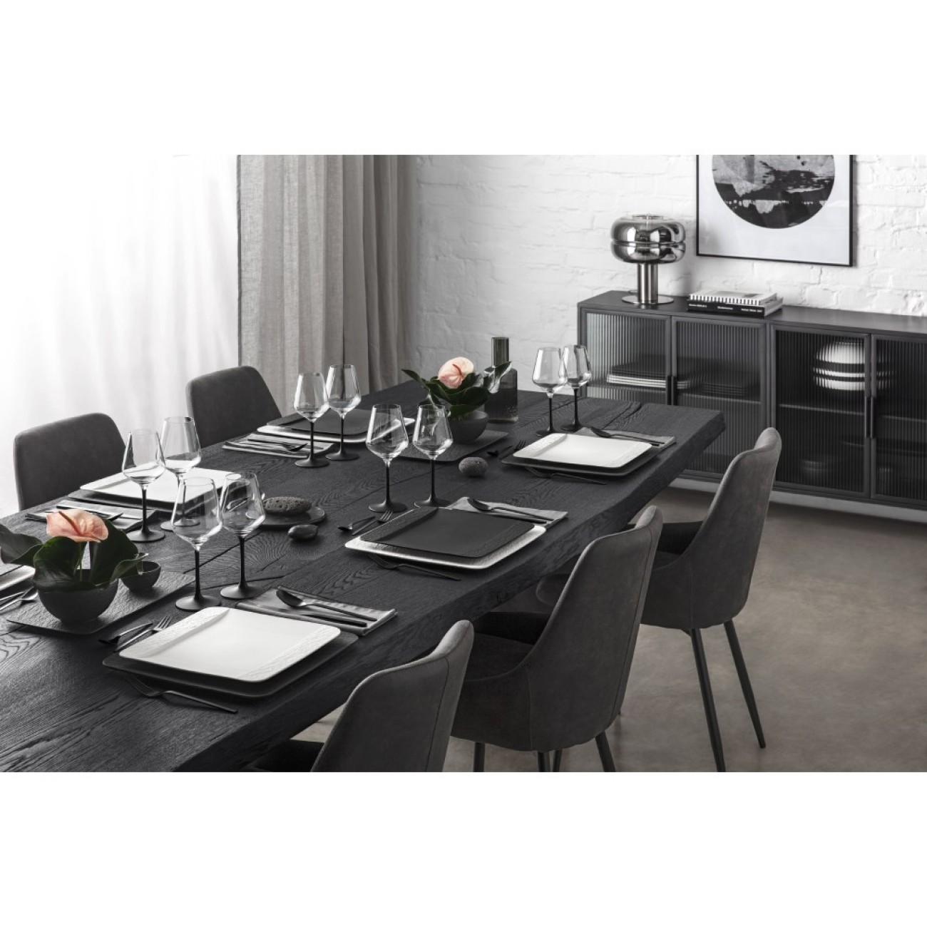 Villeroy & Boch Πιατέλλα τετράγωνη 32Χ32 εκ. σειρά Manufacture Rock Blanc Manufacture Rock by Villeroy & Boch