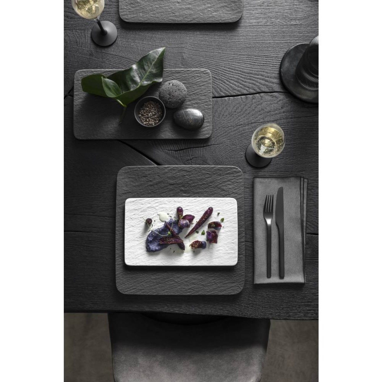 Villeroy & Boch Πιατέλλα/Ραβιέρα 28Χ17 εκ. σειρά Manufacture Rock Blanc Manufacture Rock by Villeroy & Boch