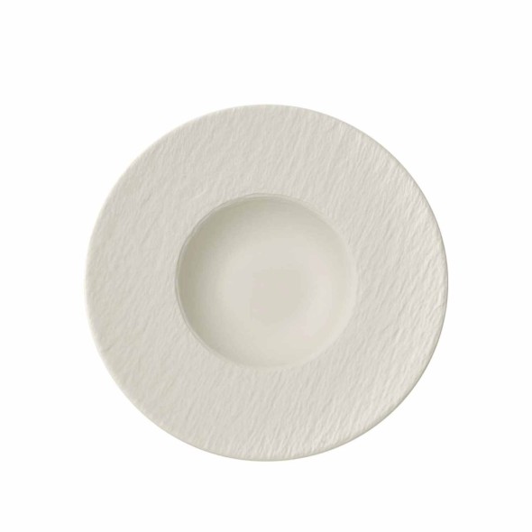 Villeroy & Boch Πιάτο ζυμαρικών 29εκ. σειρά Manufacture Rock Blanc Villeroy & Boch Πιάτο ζυμαρικών 29εκ. σειρά Manufacture Rock Blanc