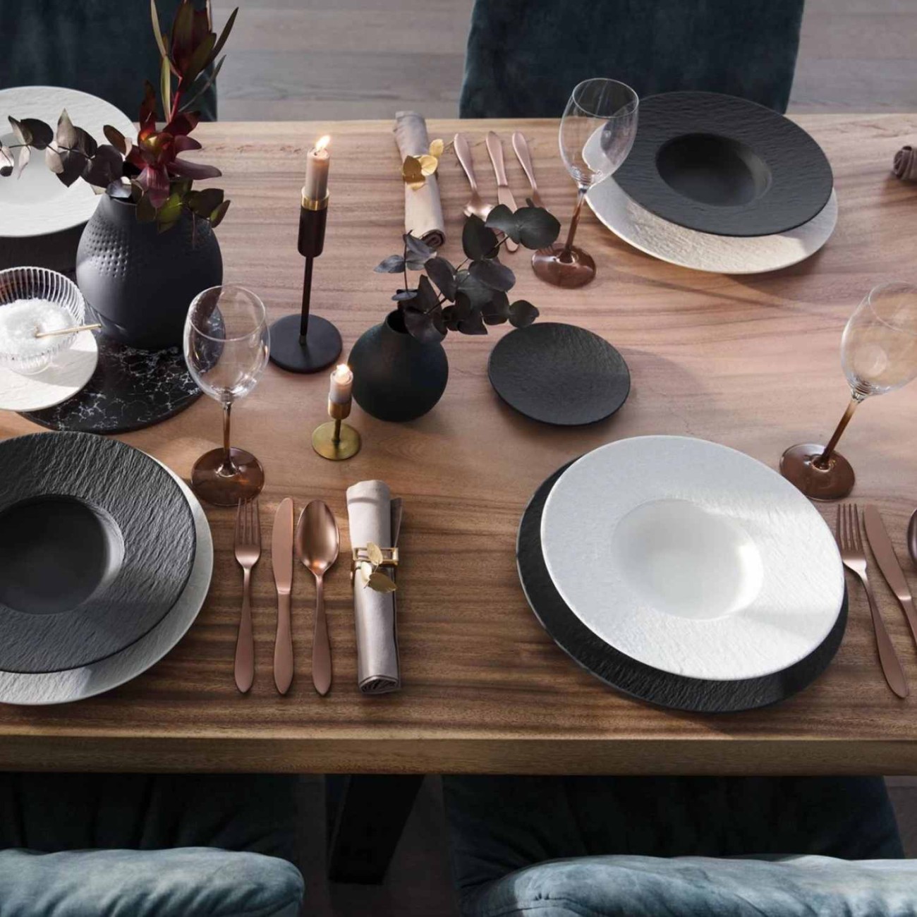 Villeroy & Boch Πιάτο ζυμαρικών 29εκ. σειρά Manufacture Rock Blanc Manufacture Rock by Villeroy & Boch