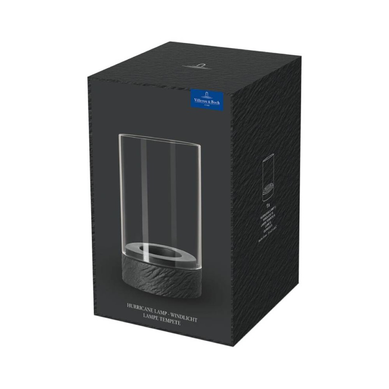 Villeroy & Boch Κηροπήγιο-Λάμπα S 13,95 εκ. σειρά Manufacture Rock Home Κηροπήγια