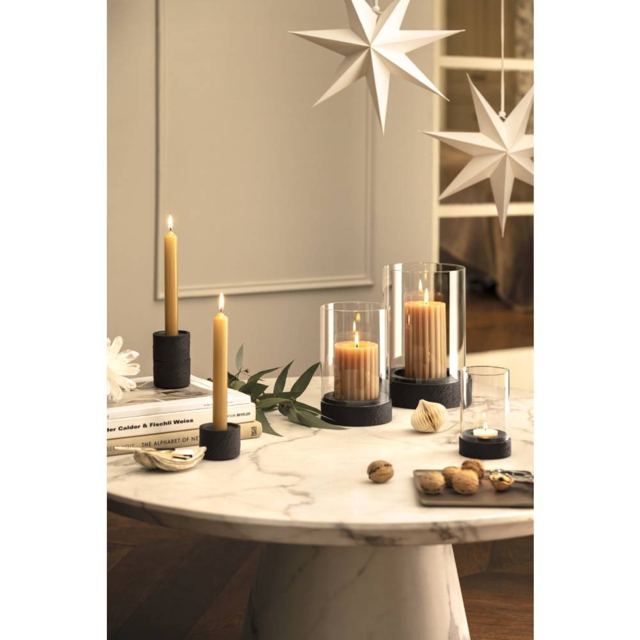 Villeroy & Boch Κηροπήγιο-Λάμπα M 20 εκ. σειρά Manufacture Rock Home Κηροπήγια