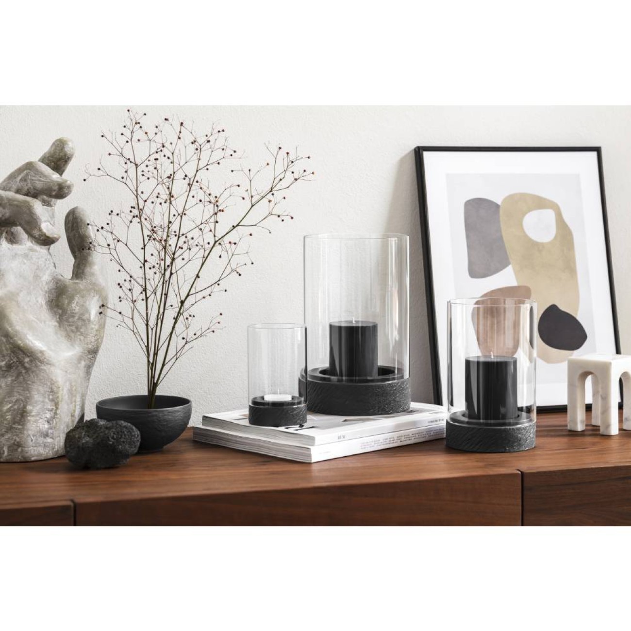 Villeroy & Boch Κηροπήγιο-Λάμπα L 27 εκ. σειρά Manufacture Rock Home Κηροπήγια