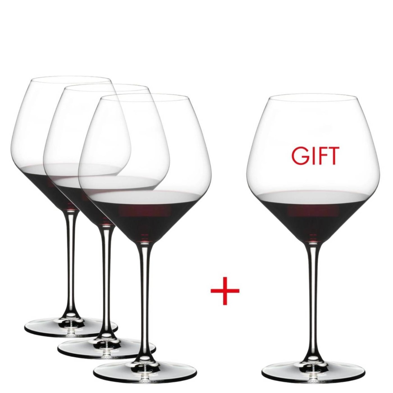 Riedel Σετ 3 τεμ + 1 Δώρο Ποτήρια Κρασιού/Pinot Noir 770ml σειρά Extreme Extreme by Riedel