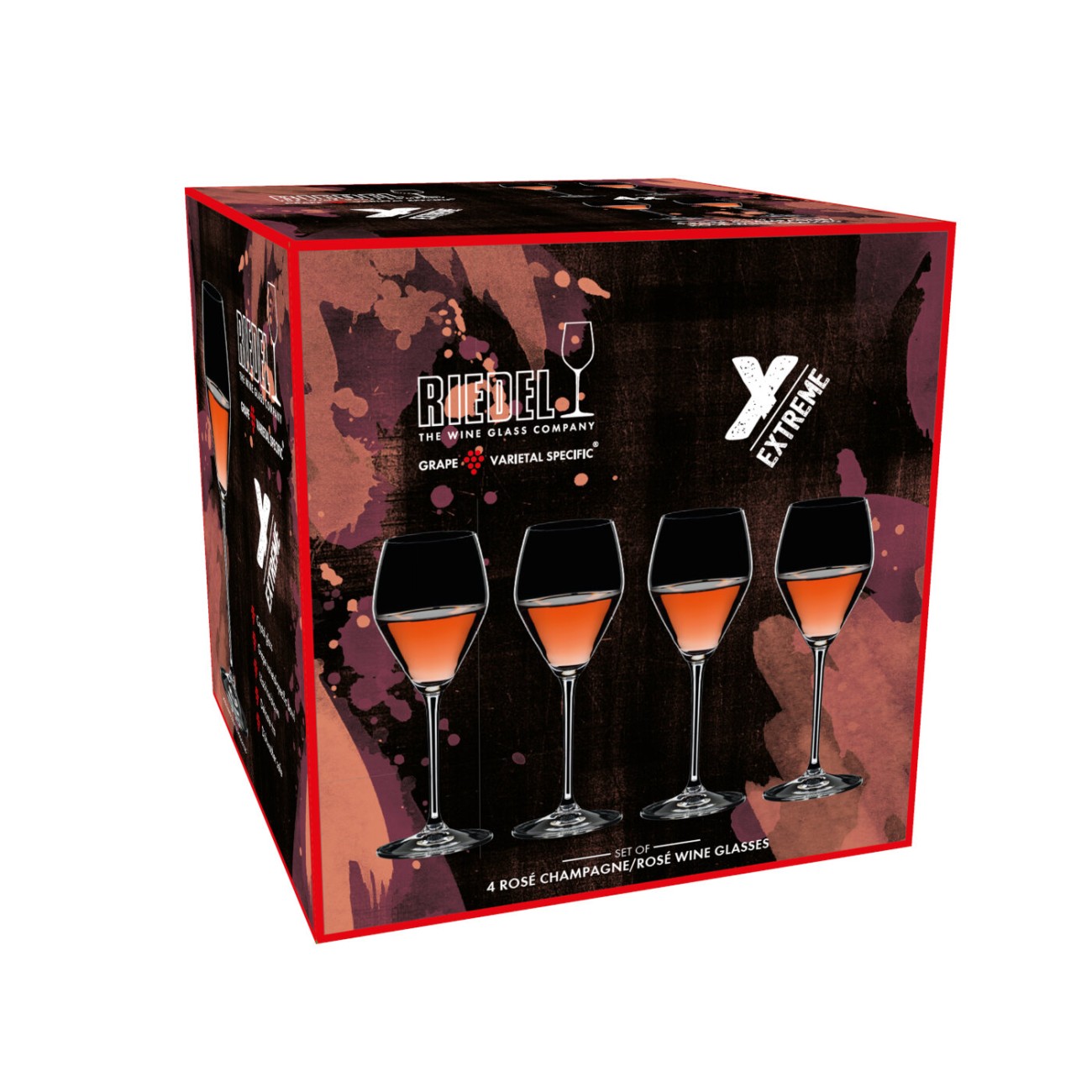 Riedel Σετ Ποτηριών 3+1 δώρο Σαμπάνιας/Ροζέ Κρασί 322ml σειρά Extreme Extreme by Riedel