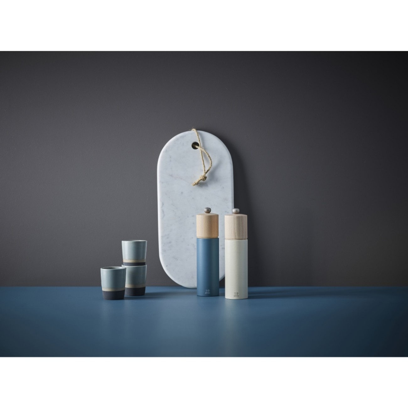 Peugeot Μύλος πιπεριού 21 εκ. Beech wood Celestial Blue σειρά Boreal
 Μύλοι Πιπεριού/Μύλοι Αλατιού