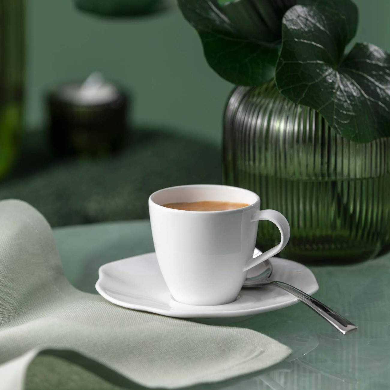 Villeroy & Boch Πιάτο εσπρέσσο 11,5 εκ. White σειρά Pura Φλυτζάνια & Πιάτα Καφέ/Τσαγιού