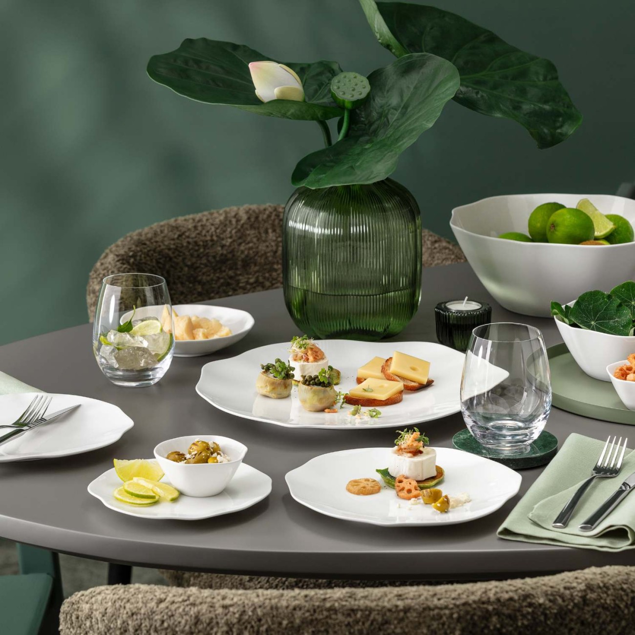 Villeroy & Boch Πιατέλα στρόγγυλη 32 εκ. White σειρά Pura Πιατέλες