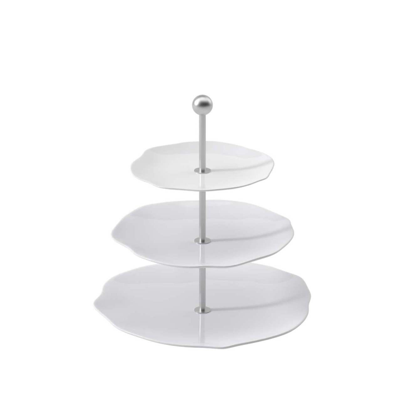 Villeroy & Boch Πιατέλα τριπλή 27 εκ. White σειρά Pura Πιατέλες