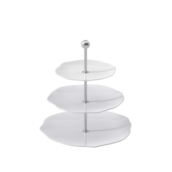 Villeroy & Boch Πιατέλα τριπλή 27 εκ. White σειρά Pura Villeroy & Boch Πιατέλα τριπλή 27 εκ. White σειρά Pura