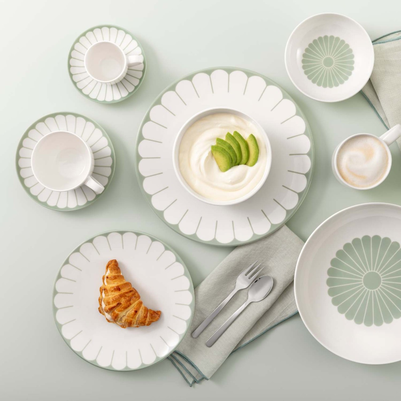 Villeroy & Boch Φλιτζάνι εσπρέσσο 0,07 λτ. σειρά Fleur Vert Φλυτζάνια & Πιάτα Καφέ/Τσαγιού