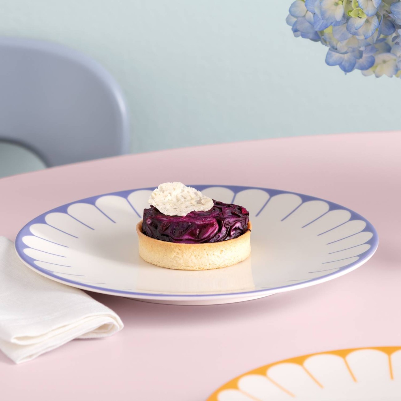 Villeroy & Boch Πιάτο φαγητού 26,6 εκ. σειρά Fleur Bleu Πιάτα ρηχά φαγητού