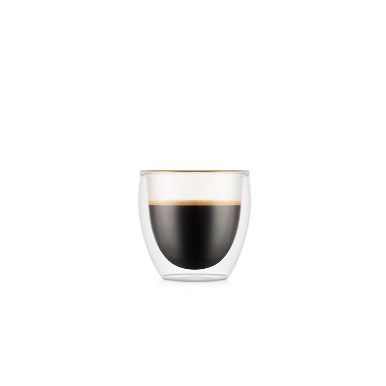 Bodum Σετ 2 τεμ. ποτήρια expresso double wall 80ml Transparent σειρά Pavina Κούπες/Φλυτζάνια