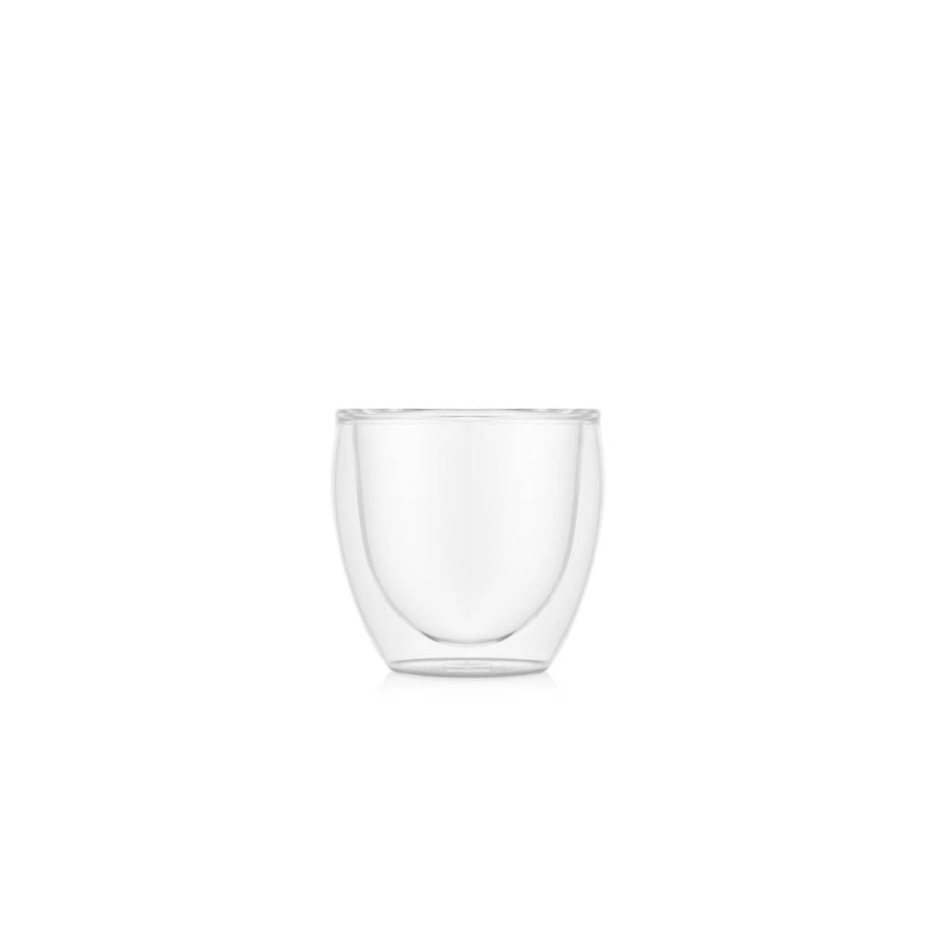 Bodum Σετ 2 τεμ. ποτήρια expresso double wall 80ml Transparent σειρά Pavina Κούπες/Φλυτζάνια