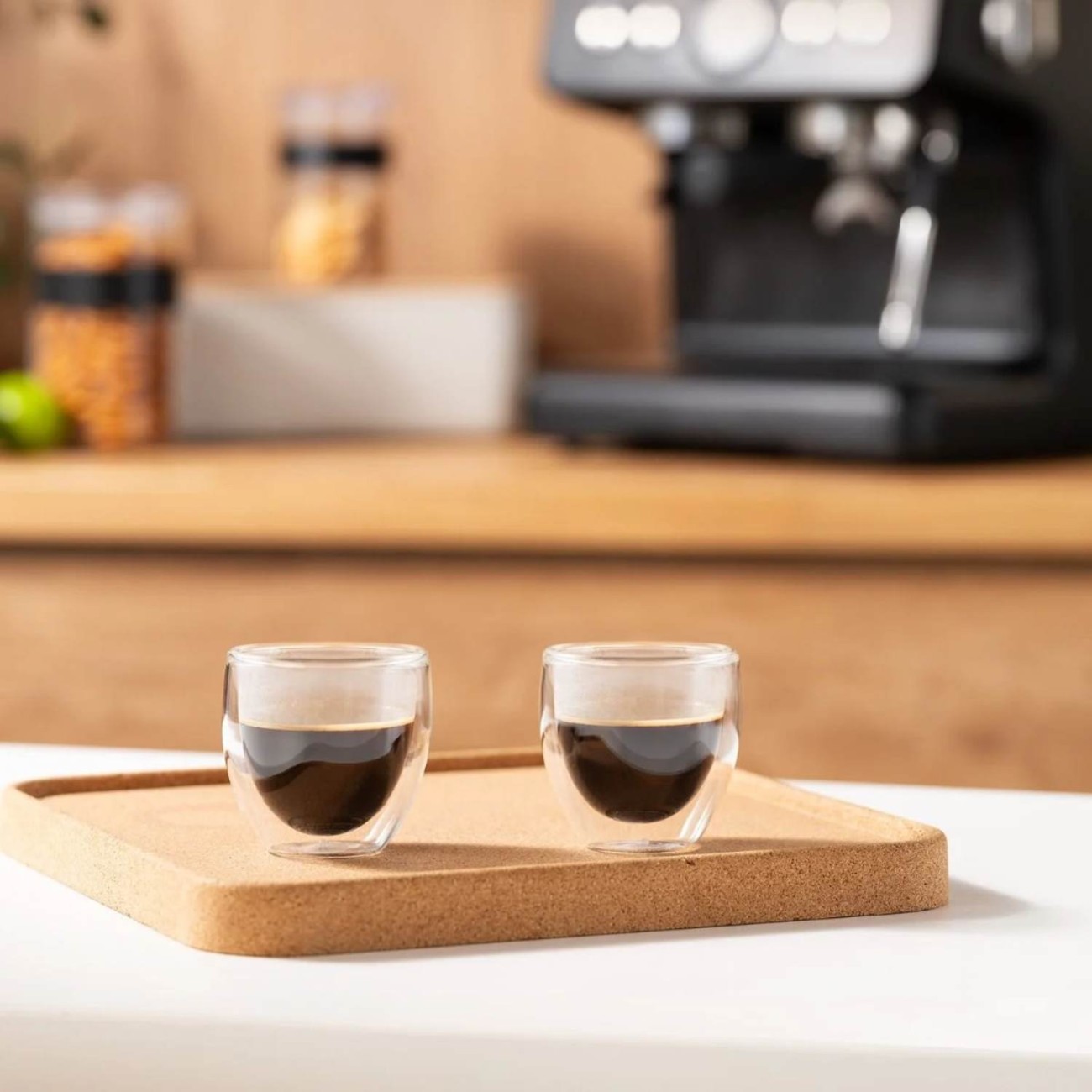 Bodum Σετ 2 τεμ. ποτήρια expresso double wall 80ml Transparent σειρά Pavina Κούπες/Φλυτζάνια