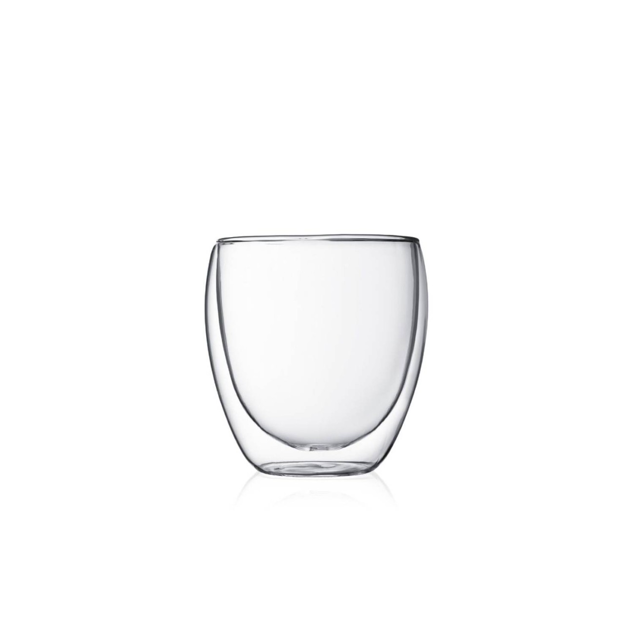 Bodum Σετ 2 τεμ. ποτήρια double wall  250ml Transparent  σειρά σειρά Pavina Κούπες/Φλυτζάνια
