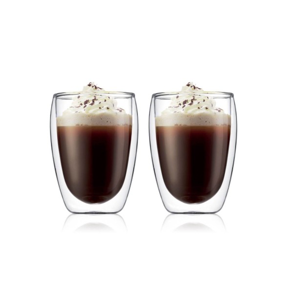 Bodum Σετ 2 τεμ. ποτήρια double wall 350ml Transparent σειρά Pavina Bodum Σετ 2 τεμ. ποτήρια double wall 350ml Transparent σειρά Pavina