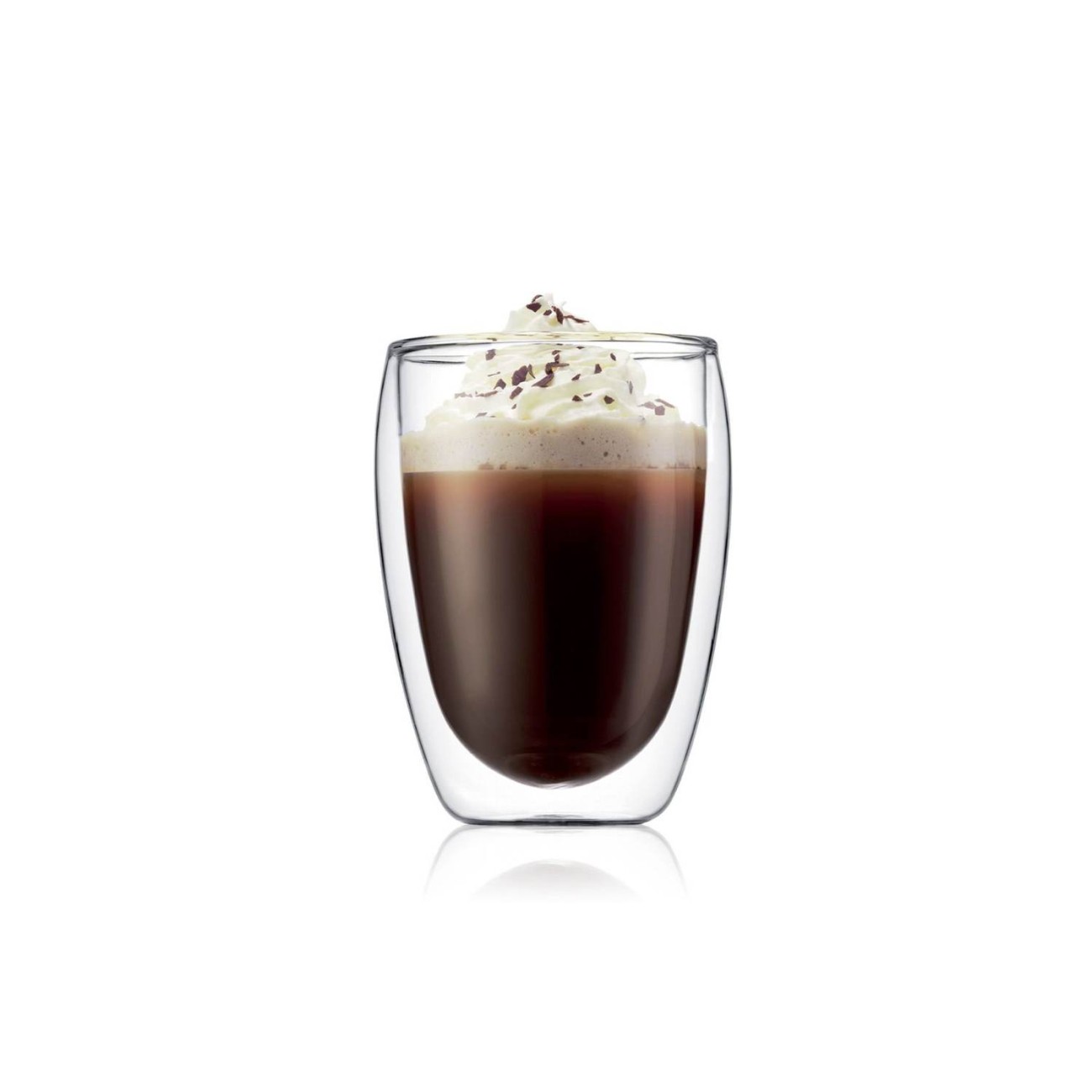 Bodum Σετ 2 τεμ. ποτήρια double wall 350ml Transparent  σειρά σειρά Pavina Κούπες/Φλυτζάνια