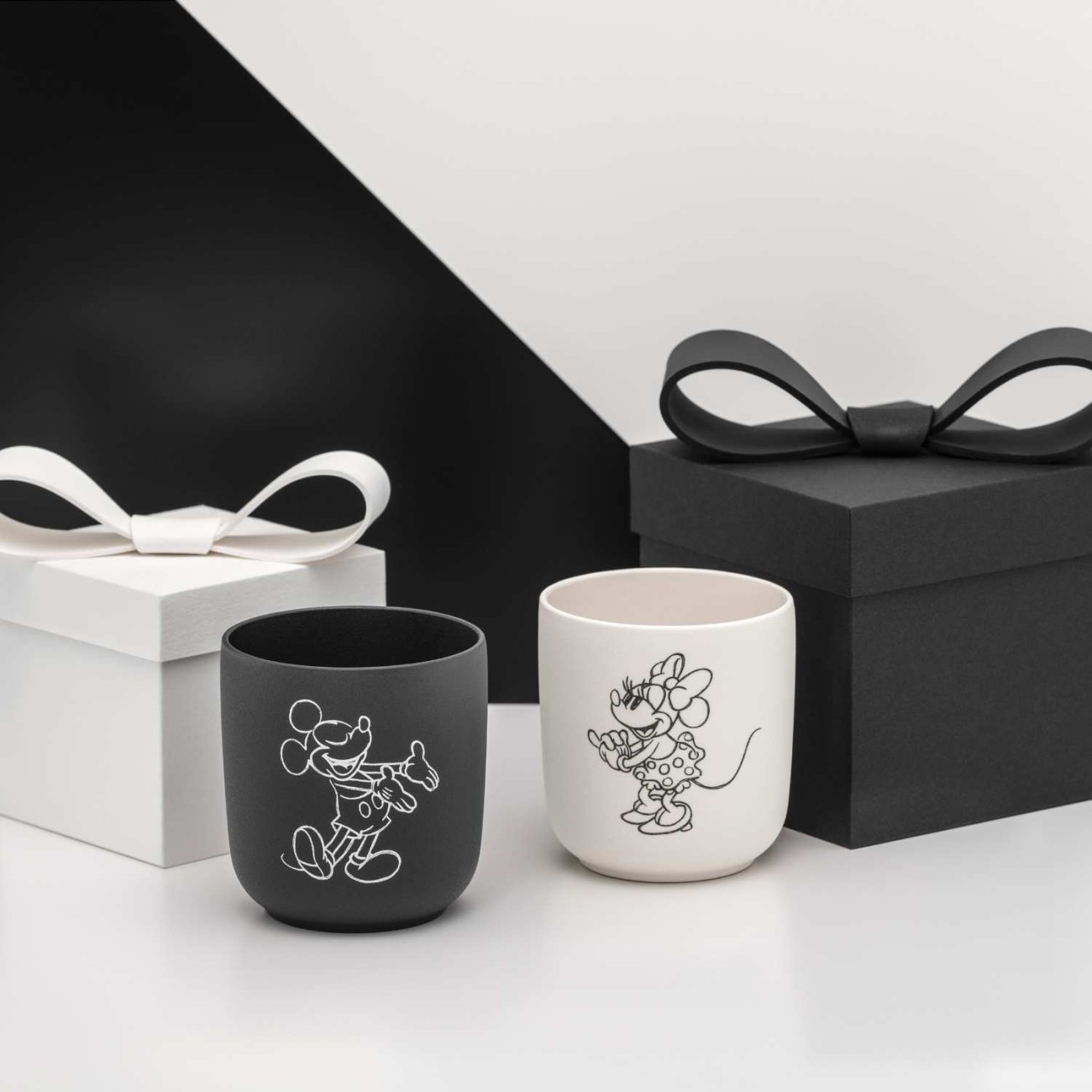 Villeroy & Boch Σετ 2 τεμ. κούπες 0,28 λτ. σειρά Manufacture Rock Mickey Mouse Manufacture Rock by Villeroy & Boch