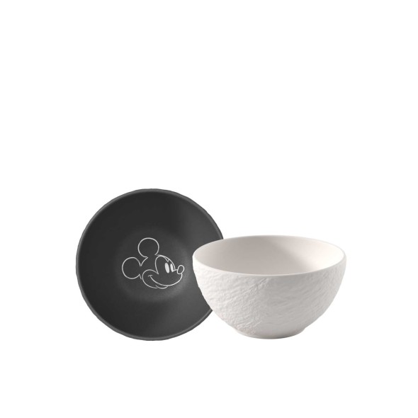 Villeroy & Boch Σετ 2 τεμ. μπολ δημητριακών 0,43 λτ. σειρά Manufacture Rock Mickey Mouse