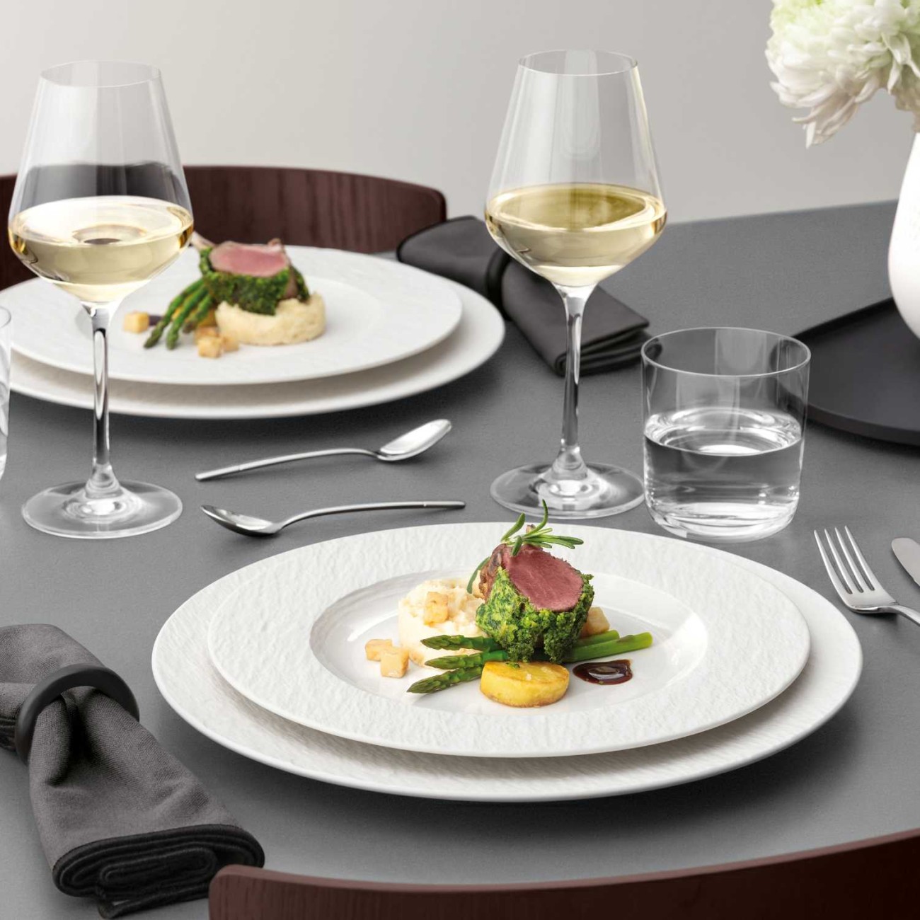 Villeroy & Boch Πιάτο φαγητού 27 εκ. σειρά Manufacture Ice Manufacture Rock by Villeroy & Boch