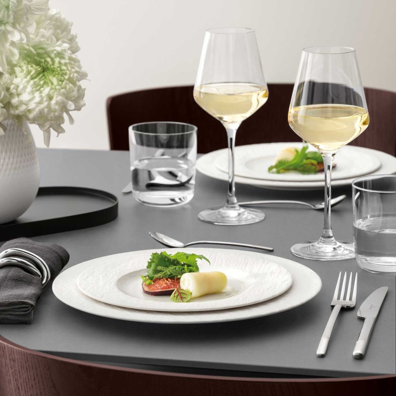 Villeroy & Boch Πιάτο φρούτου 21 εκ. σειρά Manufacture Ice Manufacture Rock by Villeroy & Boch