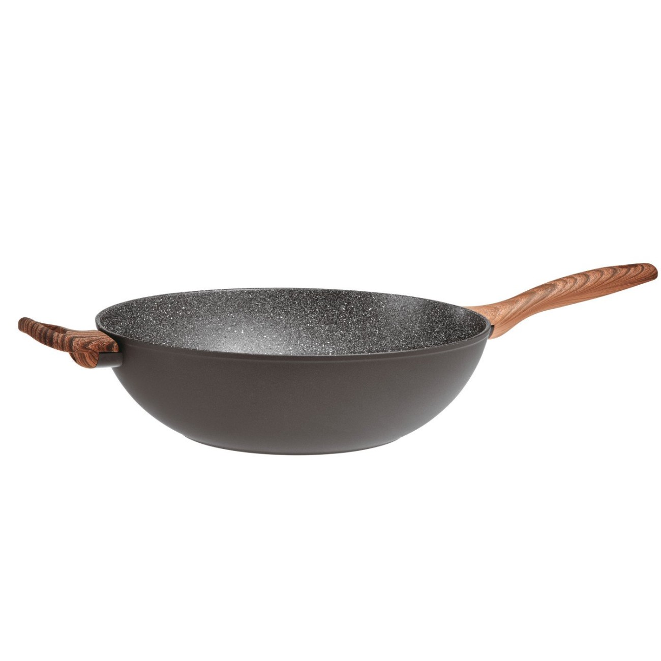 Sambonet Wok 32 εκ./5,7 λτ. με καπάκι Black σειρά Rock 'N' Rose Τηγάνια/Wok