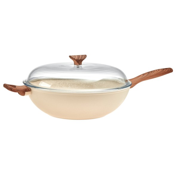 Sambonet Wok 32 εκ./5,7 λτ. με καπάκι Rose σειρά Rock 'N' Rose Sambonet Wok 32 εκ./5,7 λτ. με καπάκι Rose σειρά Rock 'N' Rose