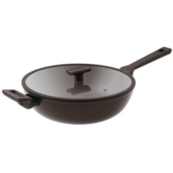 Sambonet Wok Φ 30 cm με καπάκι/5lt σειρά Titan Pro Sambonet Wok Φ 30 cm με καπάκι/5lt σειρά Titan Pro