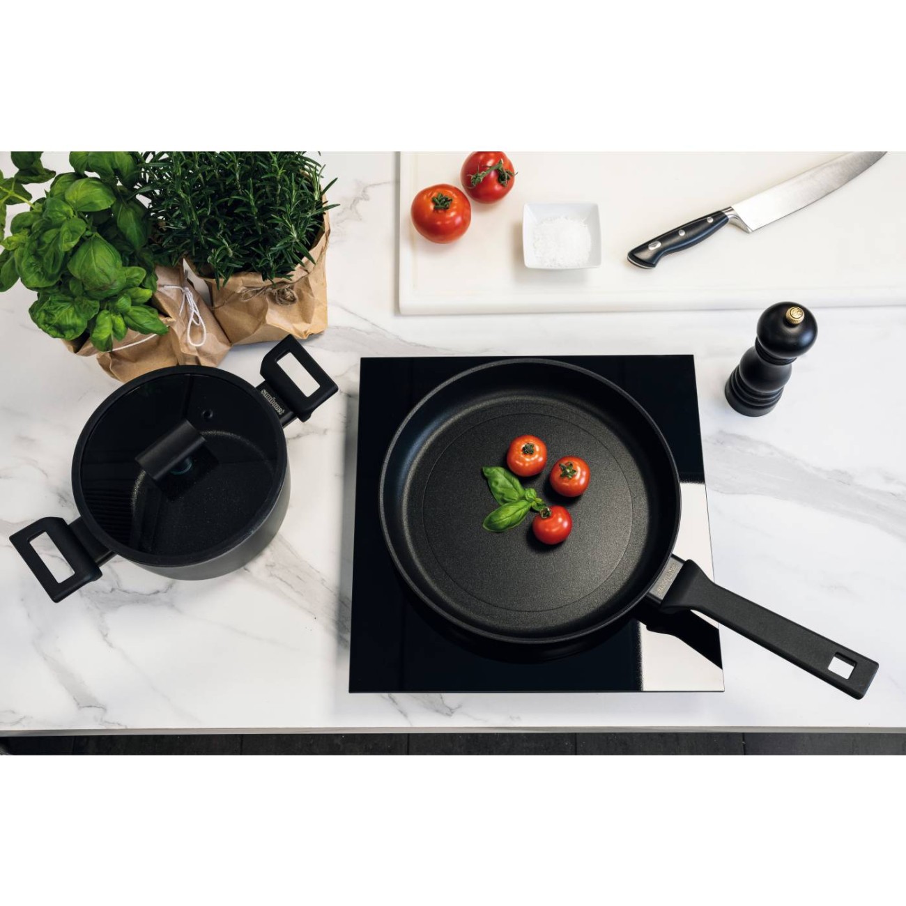 Sambonet Τηγάνι Φ 24cm/1,8lt σειρά Titan Pro Τηγάνια/Wok