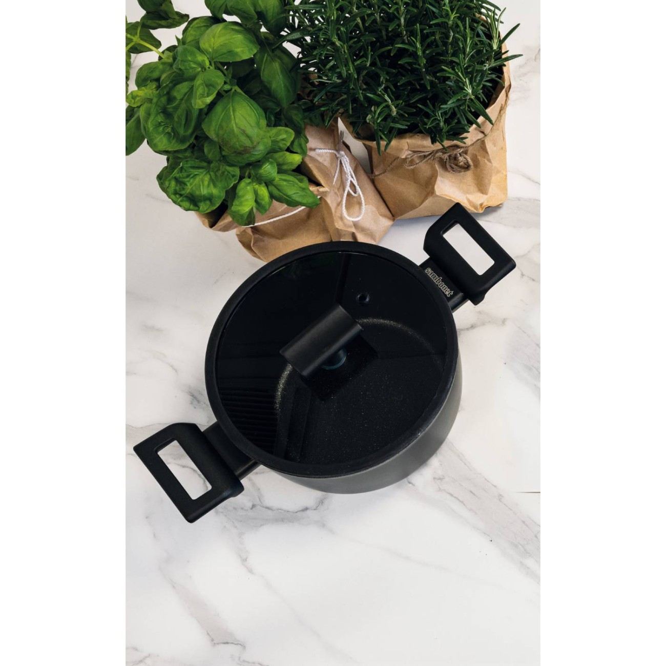 Sambonet Χύτρα 20 cm/3,1lt σειρά Titan Pro Κατσαρόλες