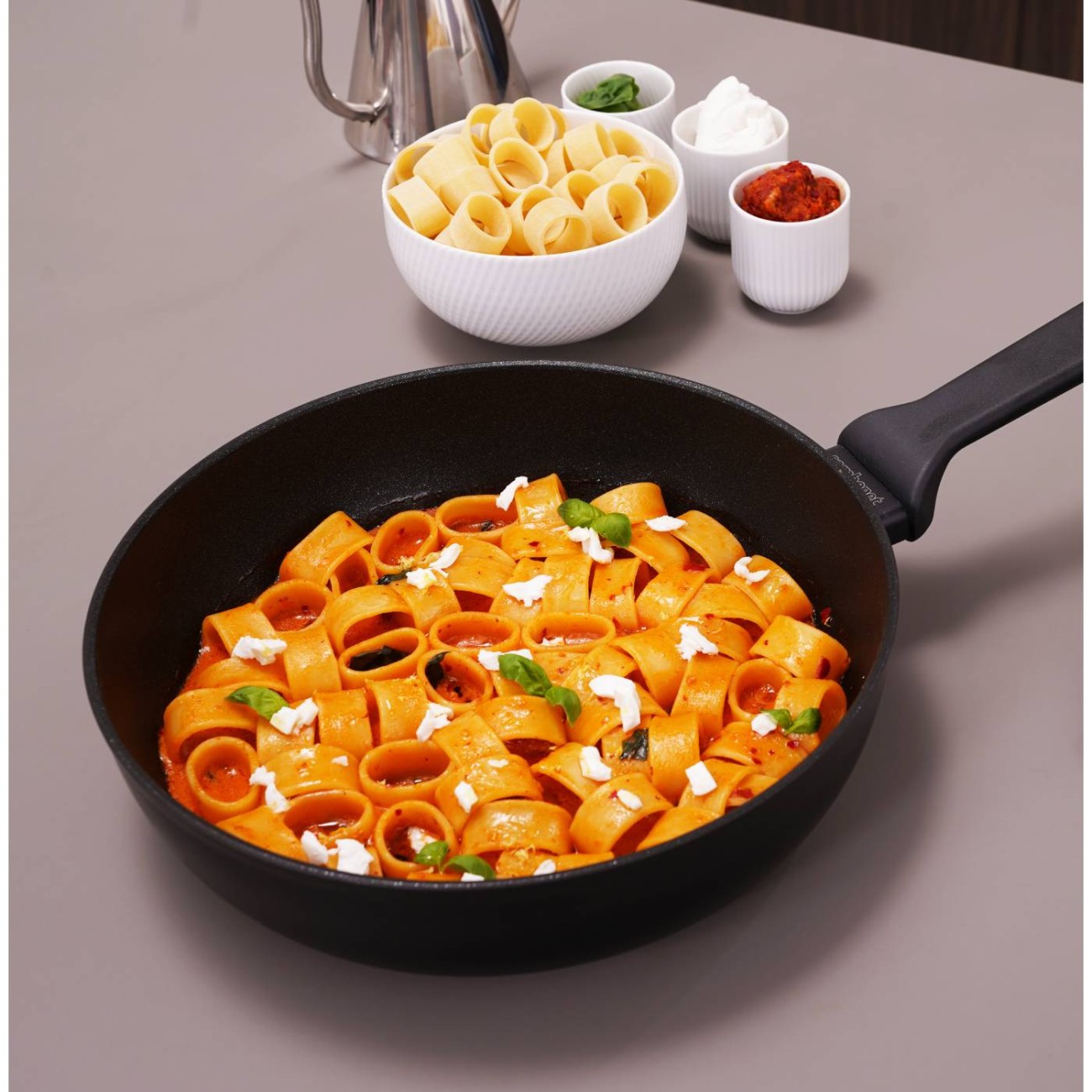 Sambonet Τηγάνι βαθύ Φ 24cm/2,7lt σειρά Titan Pro Τηγάνια/Wok
