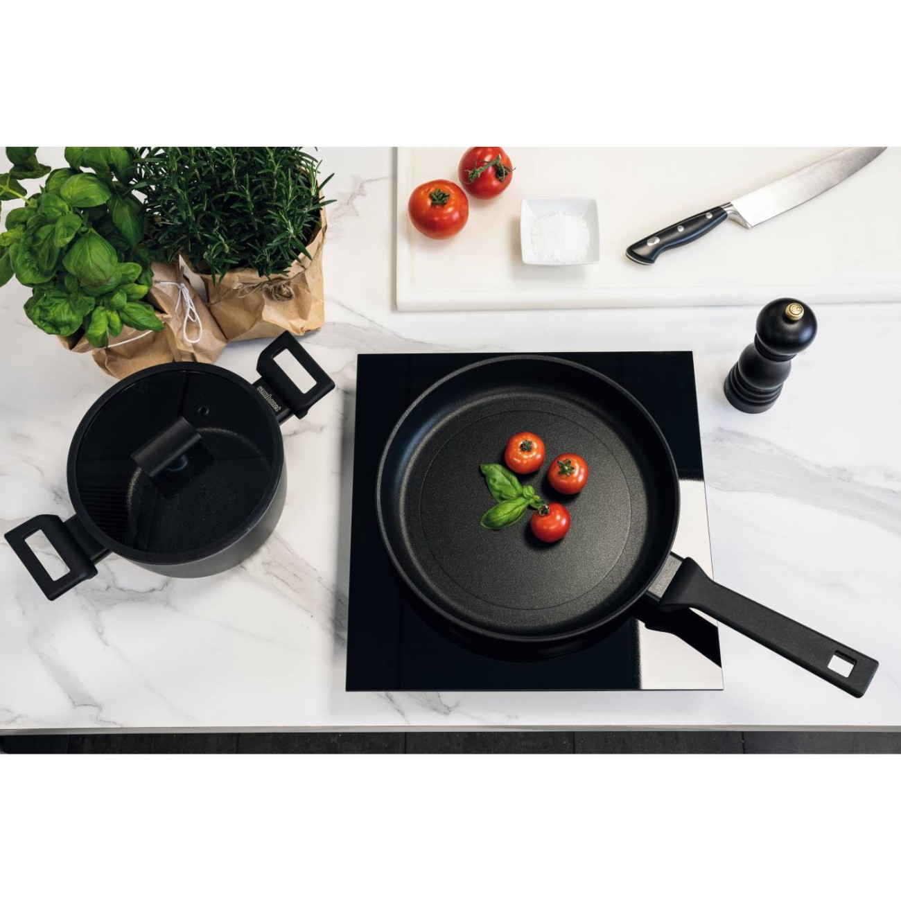 Sambonet Τηγάνι βαθύ Φ 28 cm/4,0lt σειρά Titan Pro Τηγάνια/Wok