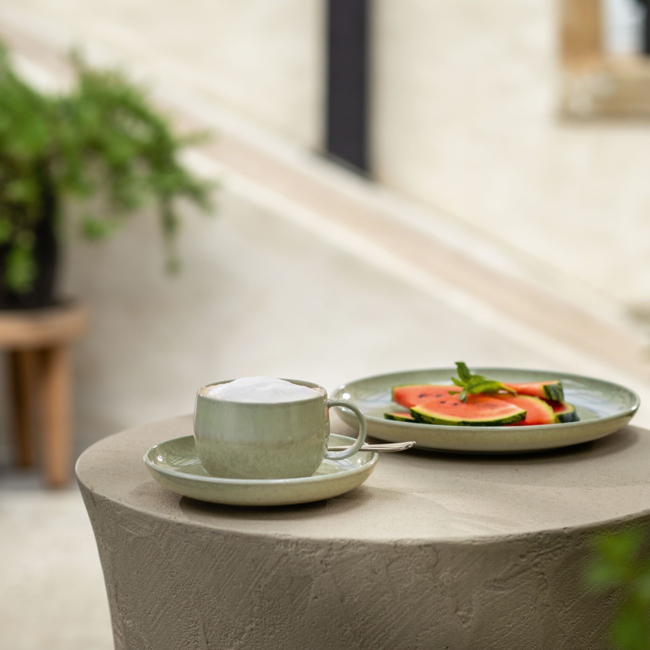 Like Villeroy&Boch Πιάτο καφέ/τσαγιού 14 εκ. σειρά Perlemor Alga Φλυτζάνια & Πιάτα Καφέ/ Τσαγιού