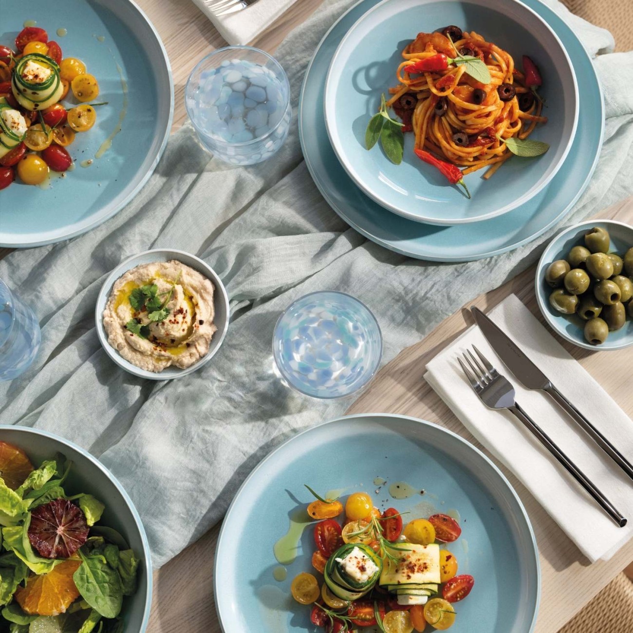 Villeroy & Boch Πιάτο φαγητού 27 εκ. σειρά Perlemor Aqua Perlemor by Villeroy & Boch